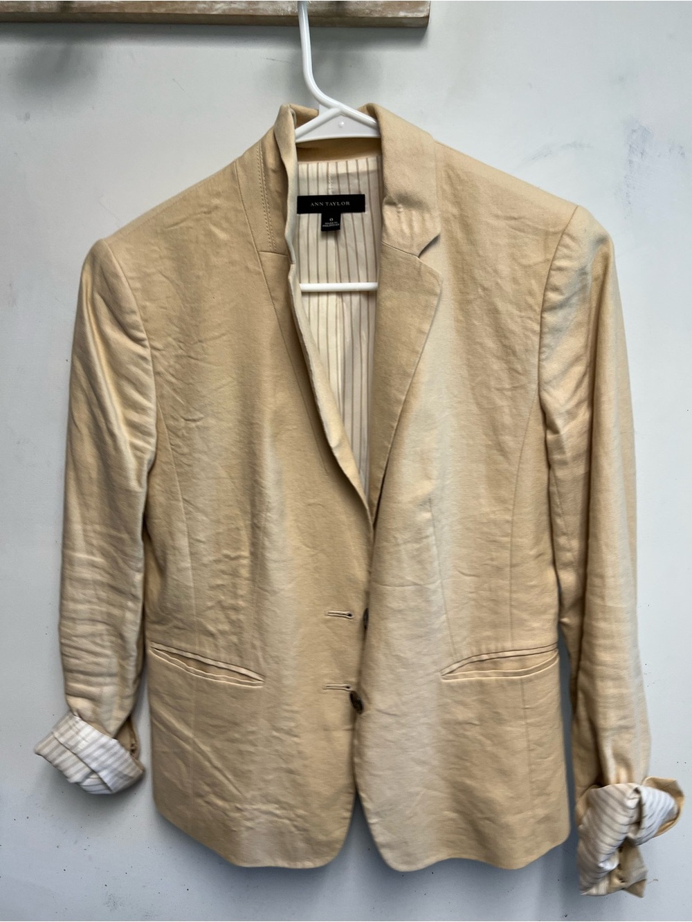 Ann Taylor Light Beige Women’s Blazer